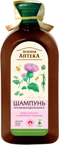 Shampoo Against Hair Loss Burdock and Wheat Proteins 350 мл