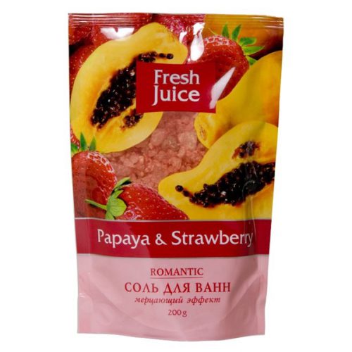 Bath Salt Doypack Papaya and Strawberry 200 мл