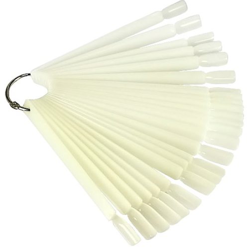 Demonstration Palette-Fan on Ring 50 Tips ( natural color )