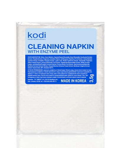 Cleaning Napkins with Enzyme Peeling