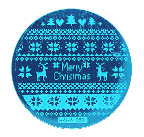 Disk for Stamping Merry Christmas № 060