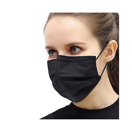 Safe+Mask Premier Stadard Black 50 шт