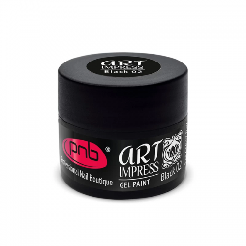 Art Impress Gel Paint 02 Black 5 мл