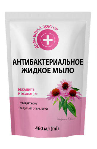 Рідке мило Антибактеріальне Евкаліпт та ехінацея дой-пак 460 мл