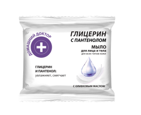 Face and Body Soap Glycerin with Panthenol 70 г