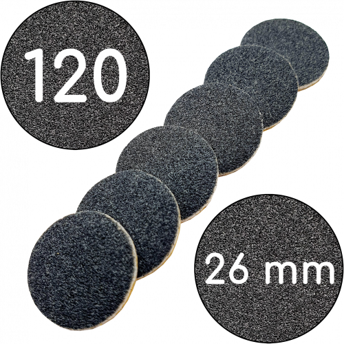 Replaceable Abrasives Podo Dics Black 120 грит 50 шт