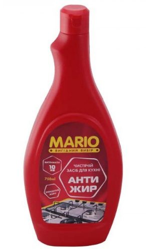 Засіб для кухні «Антижир» Mario (запаска) 750 мл