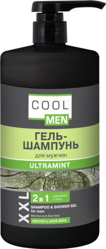 ULTRAMINT Shampoo & Shower Gel для Men Mentol і Aloe Vera 1000 мл