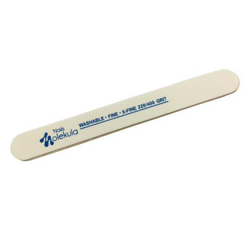 Nail File on Wooden Base M-64 White 220/400 грит