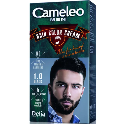 Cameleo Men Hair Color Cream Black 30 мл