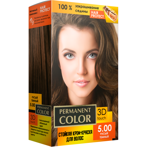 Permanent Color №5.00 Light Brown Dark