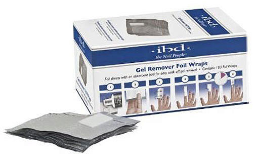 IBD Just Gel Remover Foil Wraps 100 шт