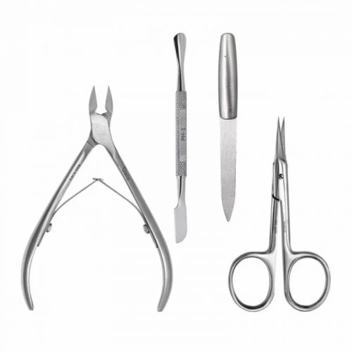 Set of Manicure Tools Burgundy