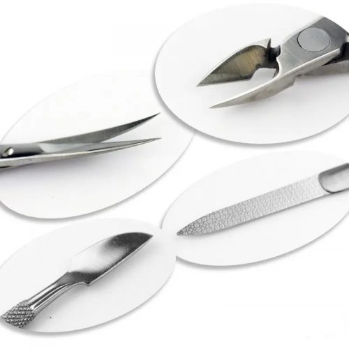 Set of Manicure Tools Red