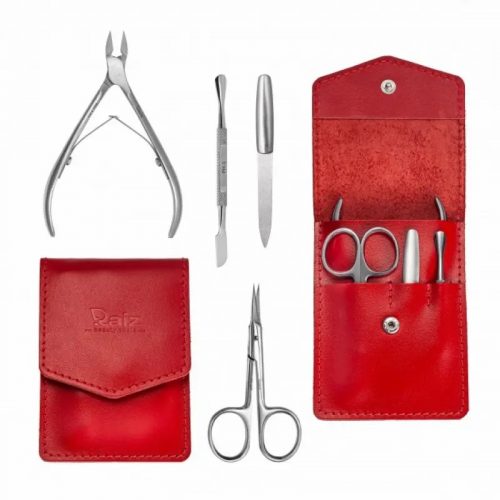 Set of Manicure Tools Red