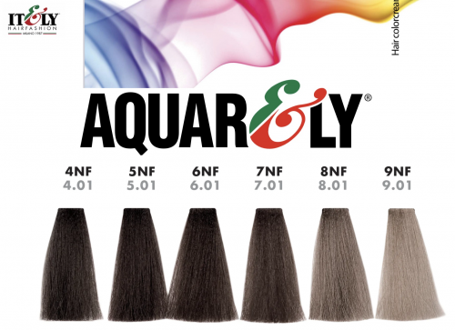 Aquarely Permanent Hair Color Cream 4NF 100 мл