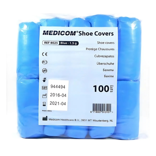 Shoe Cover Blue 1,5 г 100 шт