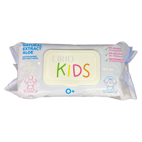 Wet Wipes for Kids 120 шт