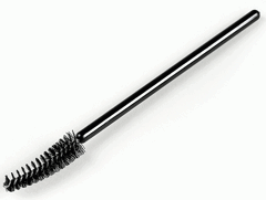 Brush eyelashes and eyebrows