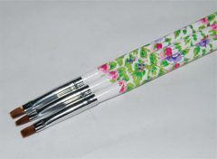 Gel brush artificial straight YKGB-06-C