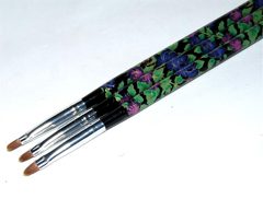 Gel brush artificial rounded YKGR-04-C