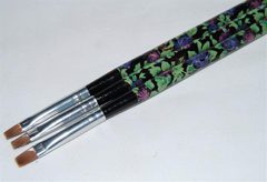 Gel brush artificial straight YKGB-08-C