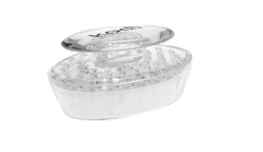 Brush against dust oval transparent