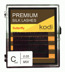 Вії вигин З 0.05 (6 рядів: 11-2,12-2,13-2), упаковка Butterfly