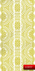 Nail Art Stickers LC017 Gold