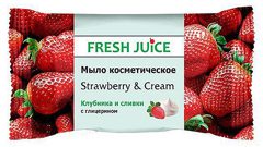 Cosmetic Soap Strawberry and Cream 75 гр