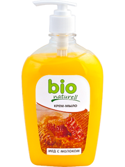 Cream-Soap Honey and Milk 500мл