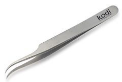 Tweezers for Eyelashes Curved (Steel Color)