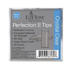 Perfection II Nail Tips Crystal Clear №1