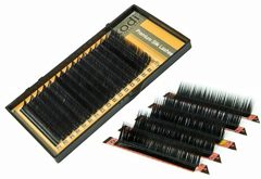 Curved Eyelashes L 0,10 (16 rows: 9-1,10-4,12-4,13-1) Butterfly Package
