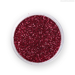 Nail Art Glitter Dark Red №44