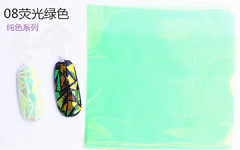 Broken Glass Light Green #8