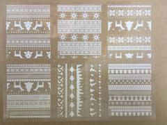 3D Nail Design Winter Pattern