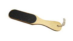 Pedicure Grater Wooden With a Rope