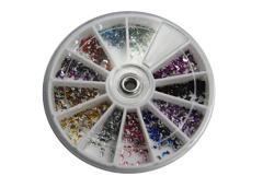 Rhinestone Half-Moon Multicolored Small Carousel