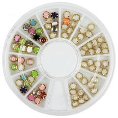 Pearl Multcolored With Metal Edging