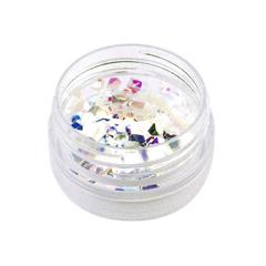 008 Decor For Nails 3D White-Yellow Diamond