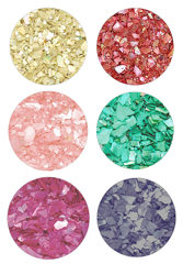 Mica Flakes Tubes 6 in 1