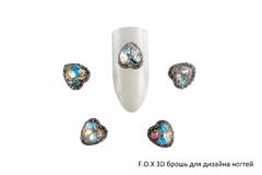 Brooch №2 Stone hear