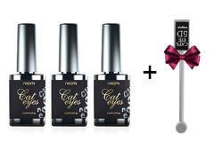 Акція! КУПИ ТРИ ГЕЛЬ-ЛАКУ NAOMI CAT EYES 6 МЛ + МАГНІТ 5D ЕФЕКТ ДЛЯ ГЕЛЬ-ЛАКУ У ПОДАРУНОК
