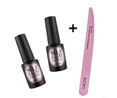 Акція! КУПИ ДВА ГЕЛЬ-ЛАКУ NAOMI SELF ILLUMINATED 6 МЛ І ПИЛКУ-НІЖ NAOMI 100/180 У ПОДАРУНОК!