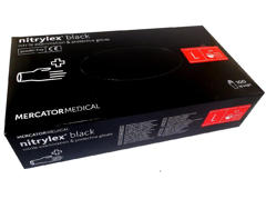 Nitrylex PF Black Gloves L (8-9) 100 шт
