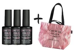 Акція! Купи три гель-лаки Couture Colour 9 мл та отримай сумку Couture Colour у подарунок!