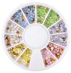 Multicolored Cone Rhinestones