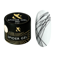 Spider Gel 002 Black 5 мл