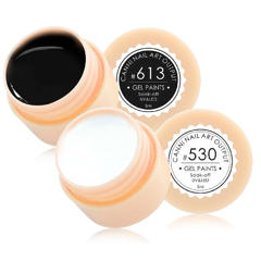 Gel Paint Set Black and White 5 мл